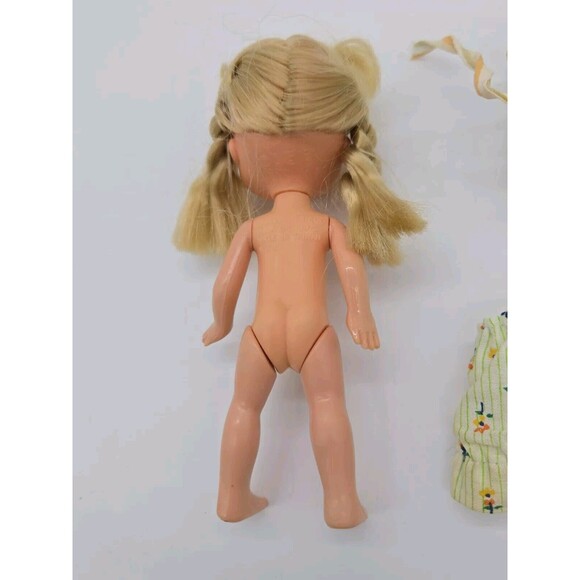 Vintage Holly Hobbie 1976 H1 K.T.C. AGC Girl Doll Made in Taiwan With Clothes - Picture 12 of 14